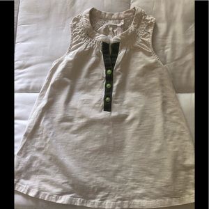 Matilda Jane Cream tank with green